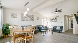 Large Family Room with TV