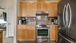 Large Fridge and Stove