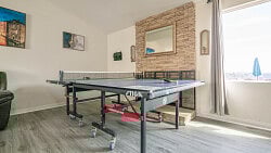 Ping Pong Table in Living Room