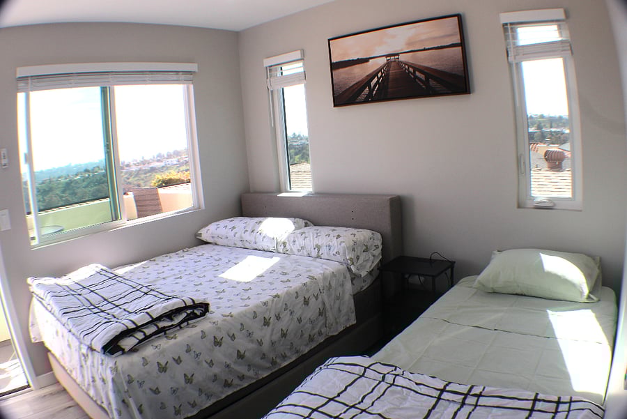 Bedroom 1- Full Bed and Twin Rollaway Bed