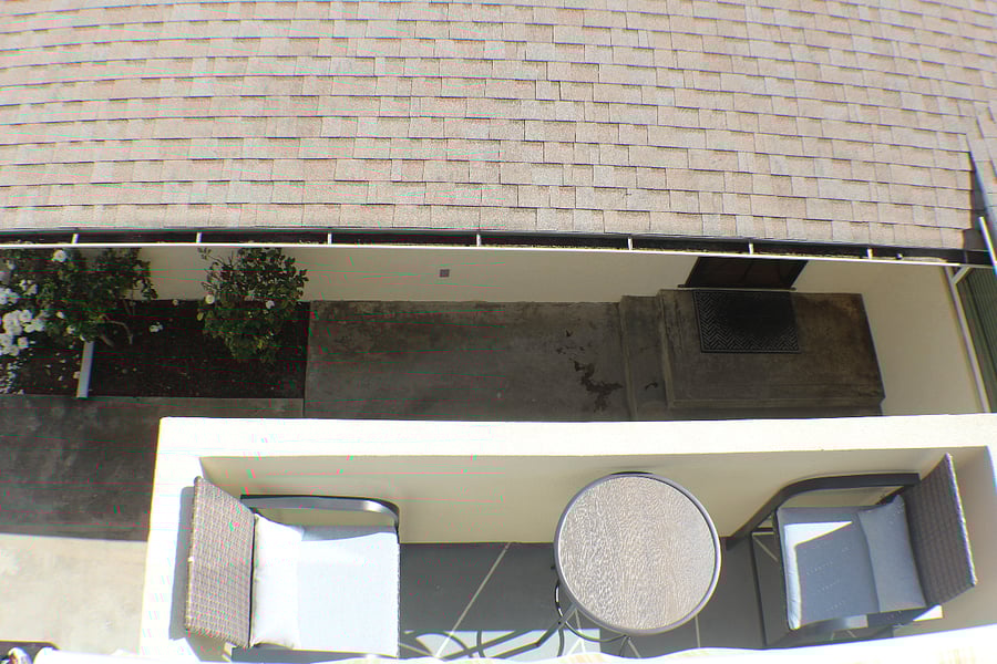 Balcony view from the sun deck