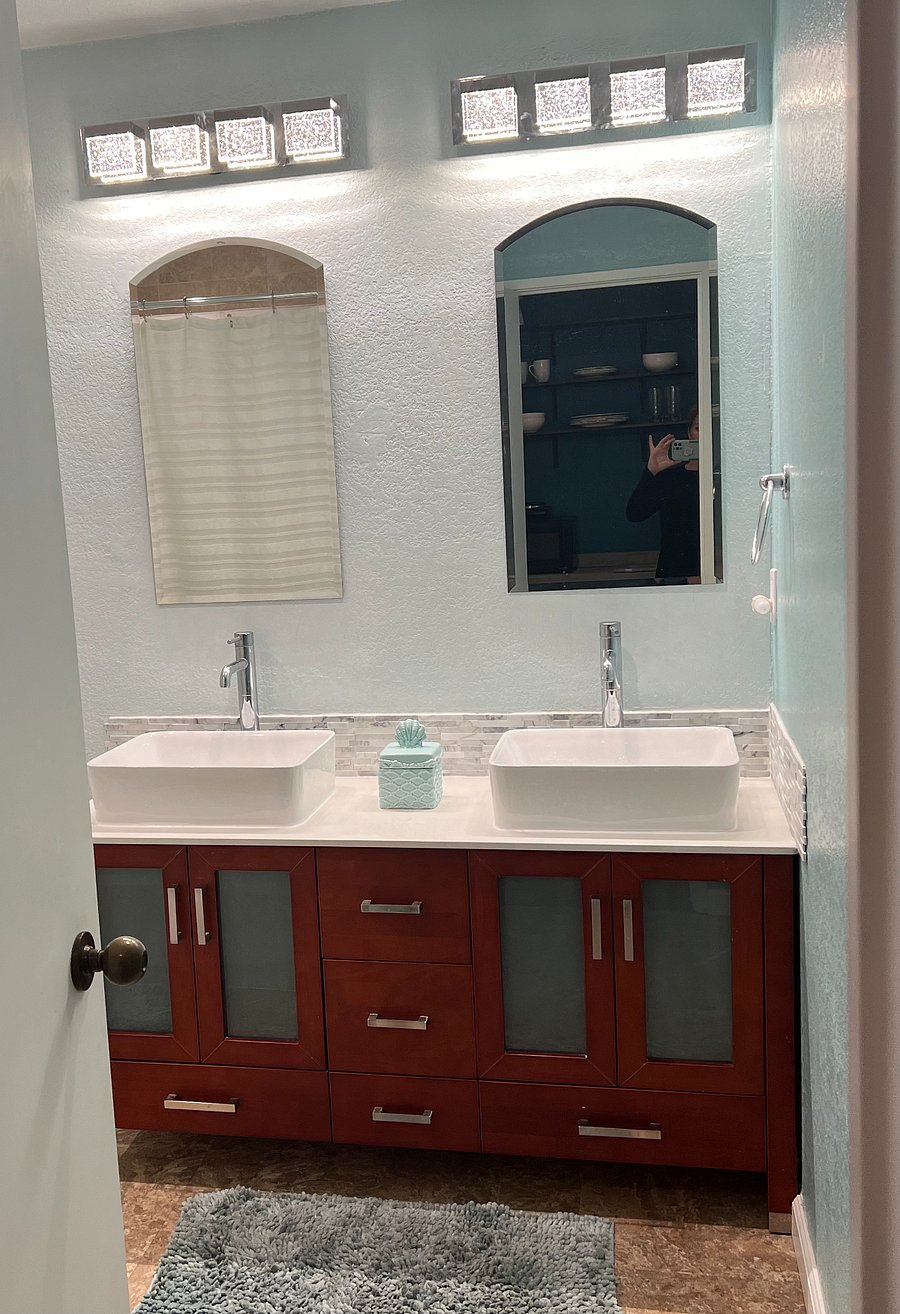 Newly remodeled bathroom