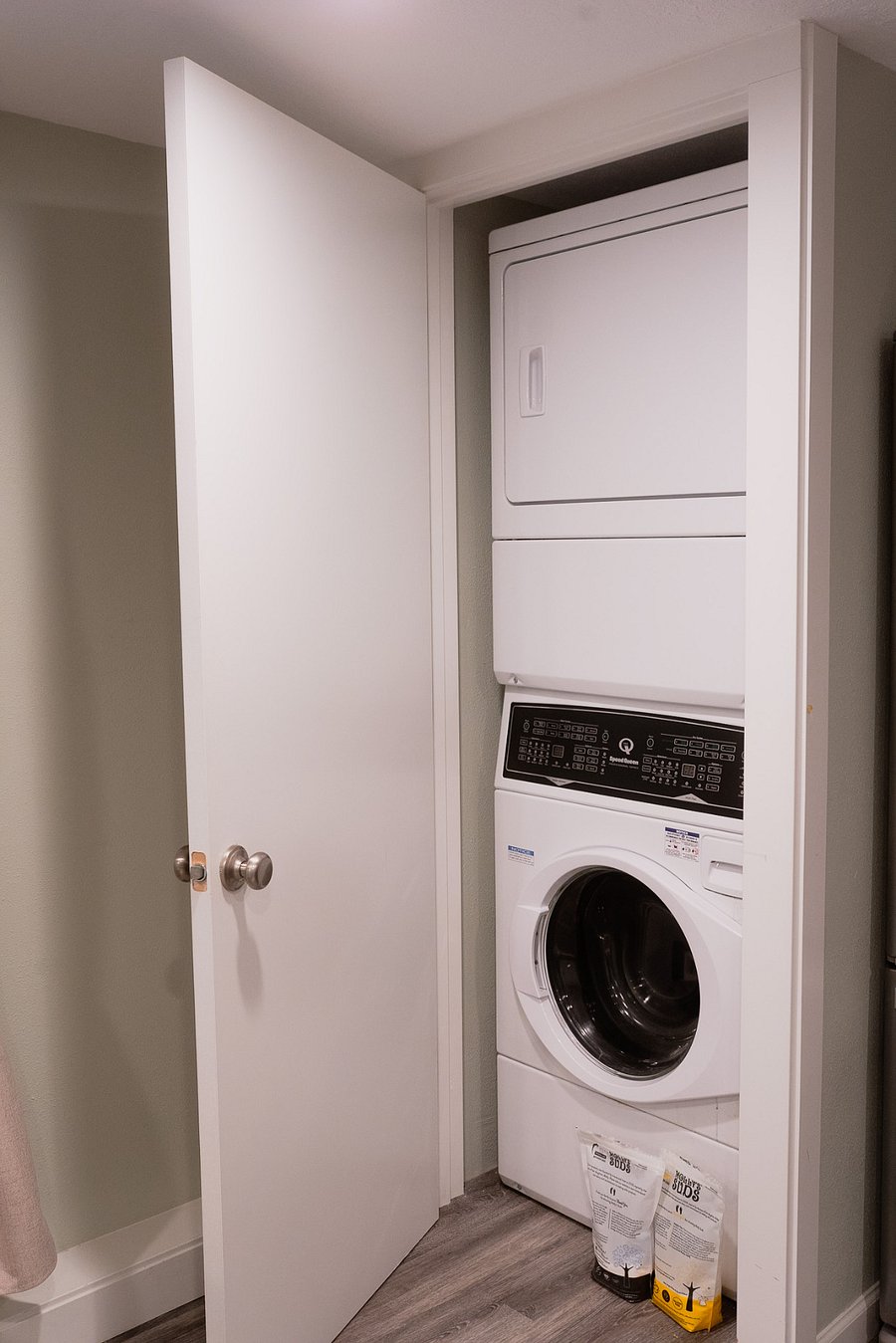 In unit washer and dryer