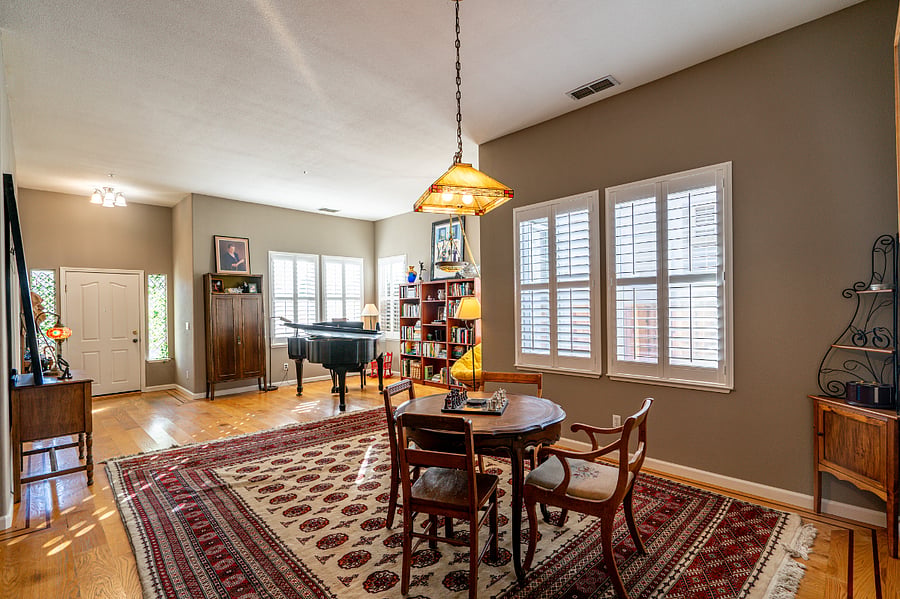 The room you walk into when you enter the home. I call it The Parlor and you are welcome to enjoy the amenities there!