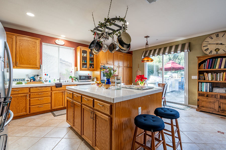 This shared gourmet kitchen has every gadget you can imagine. You are welcome to use anything there.