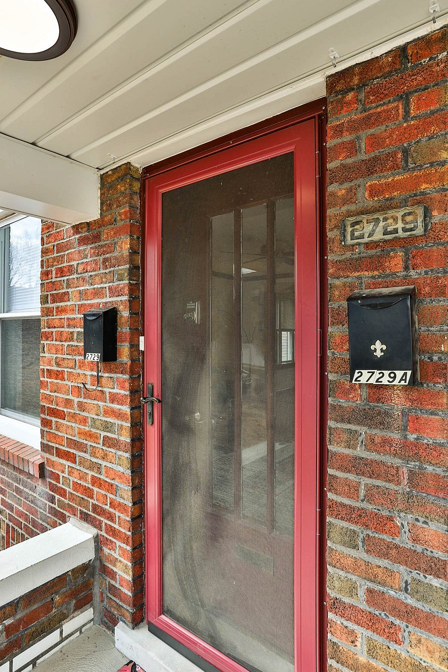 Front porch entrance.