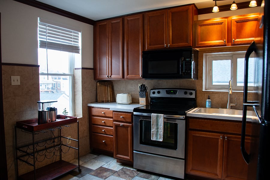 Updated kitchen with new counters, stainless sink and touch faucet, disposal. Frig with Icemaker. New stainless steel dishwasher.