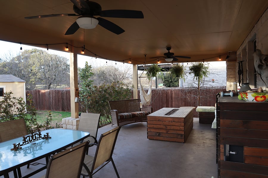 Outside Back Patio