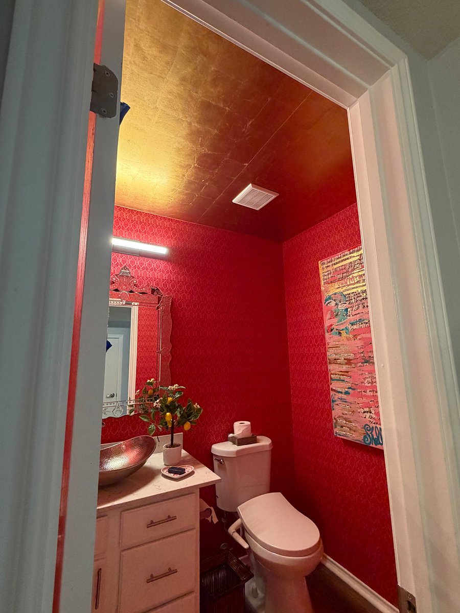 Downstairs powder bath