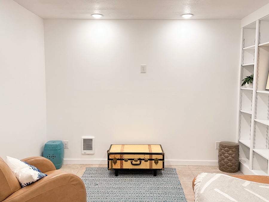View from Living Room entry.  Great space for relaxing and entertaining.  (Please note: a 55" LED SmartTV will be installed)