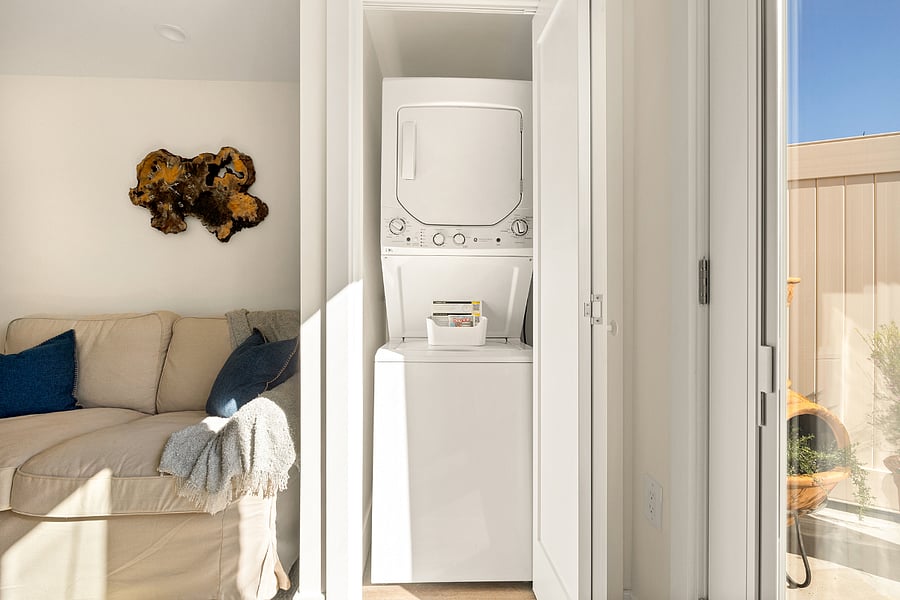 In-unit washer and dryer