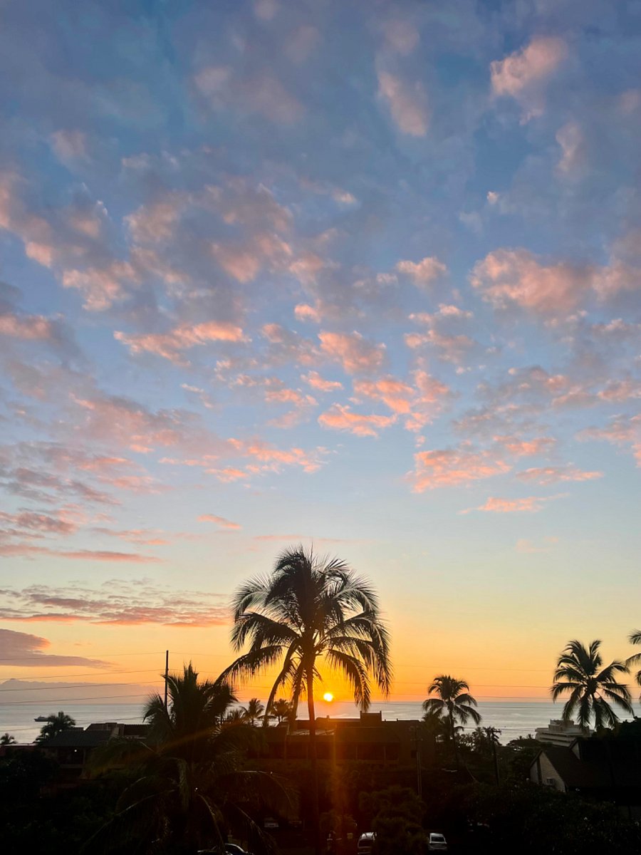 Sunset from upper common lanai