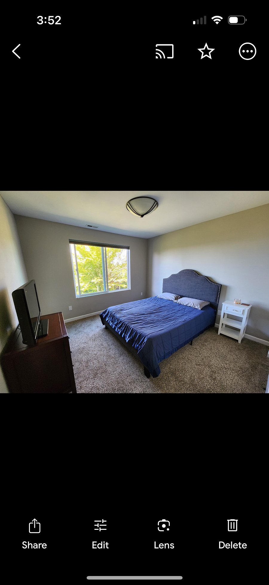 Queen bedroom.