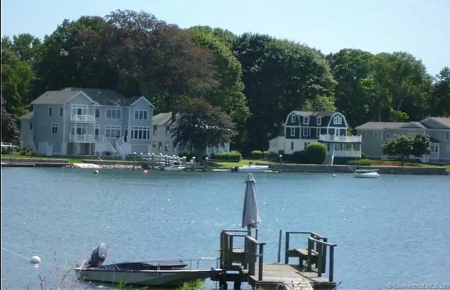 View from across the cove.