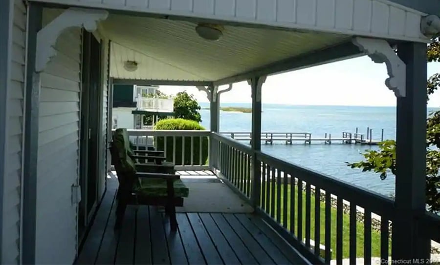 Expansive balcony off master bedroom