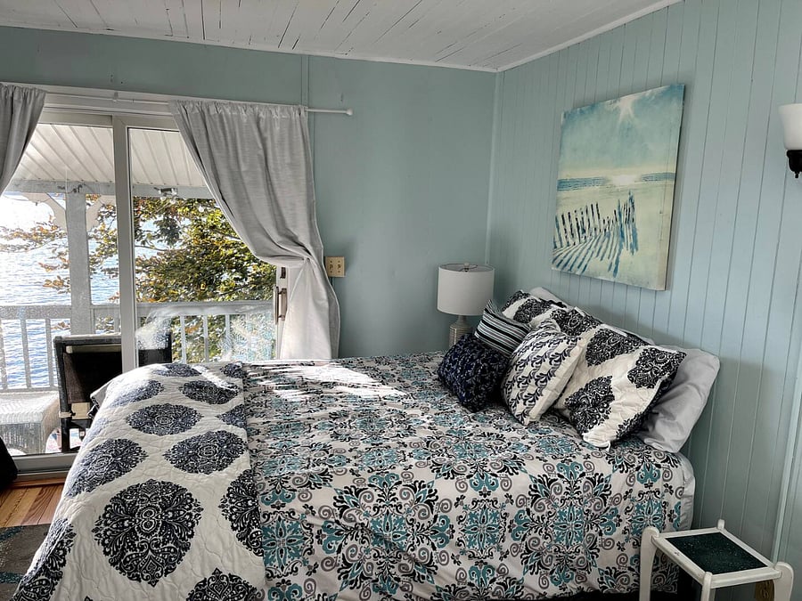 Main bedroom with balcony