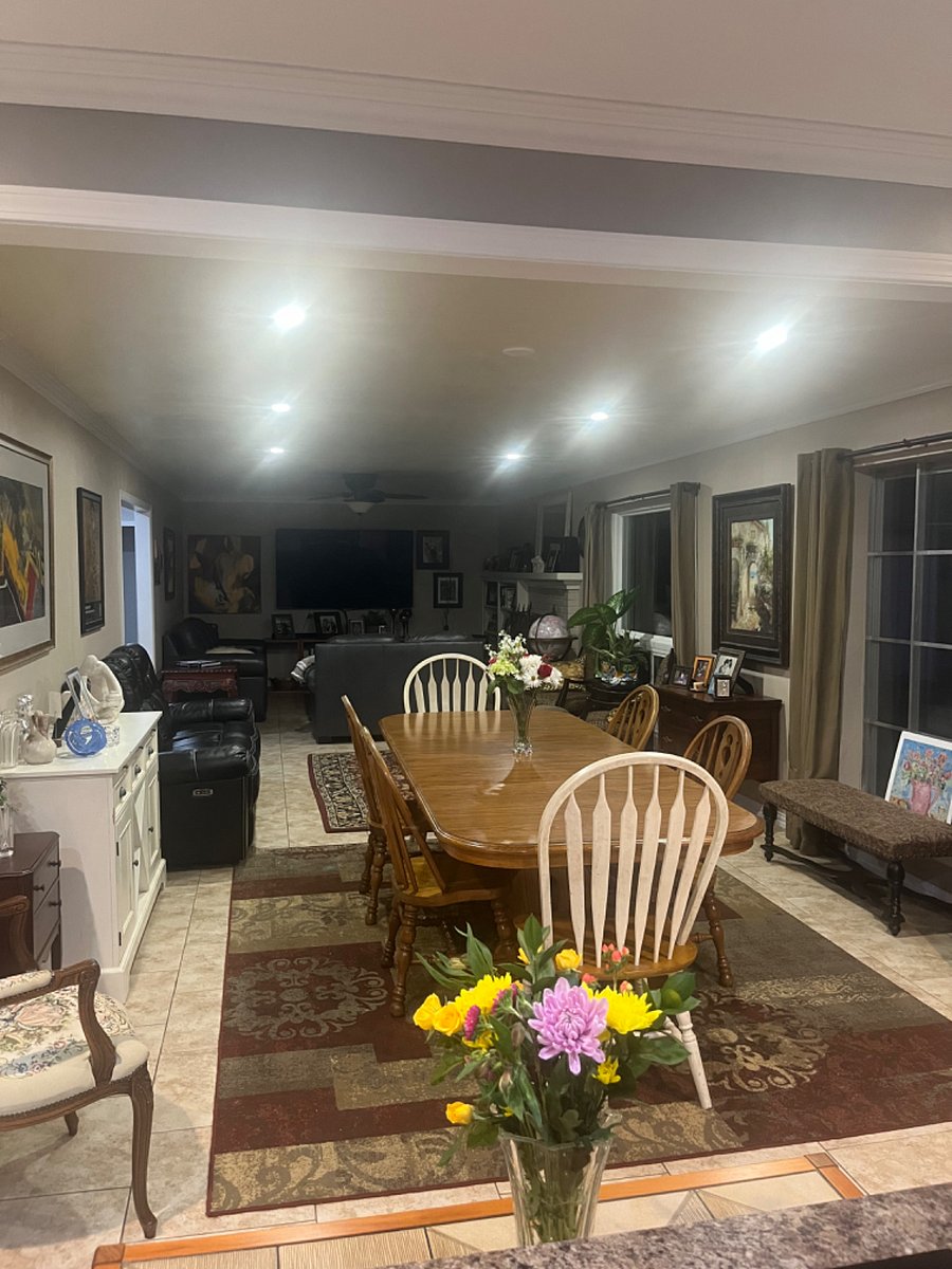 Living and dining room