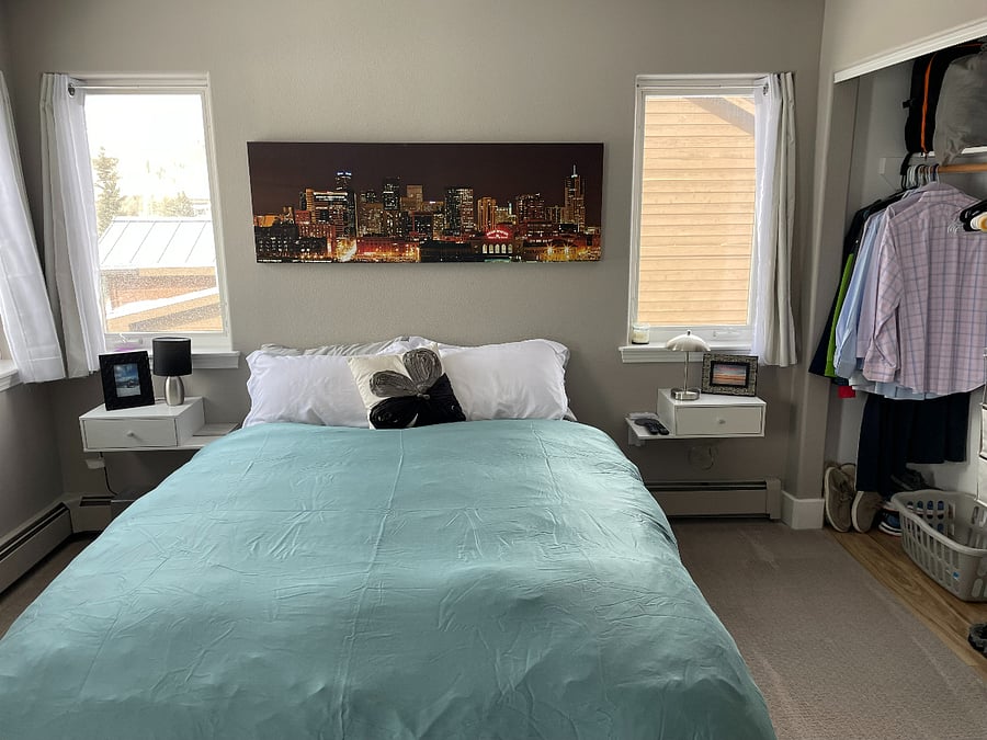 This bed has been upgraded to a brand new KING