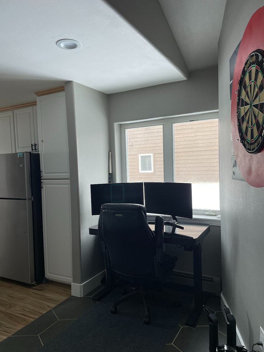 Workstation off the kitchen