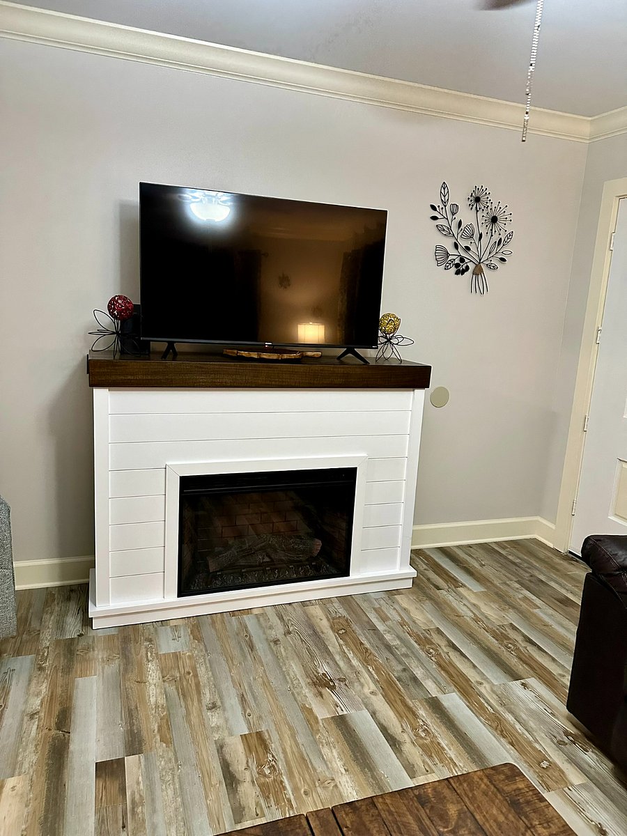 Living Room, Smart Tv, Electric Fireplace