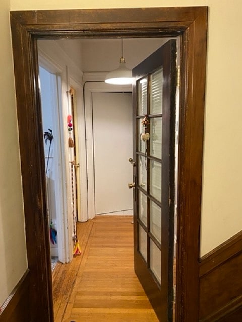 Entrance to apartment. Shoe rack for guests to leave their shoes here, to keep the flat nice and clean.