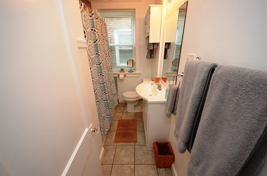 Bathroom: You Are Provided Four Sets Of Towels
