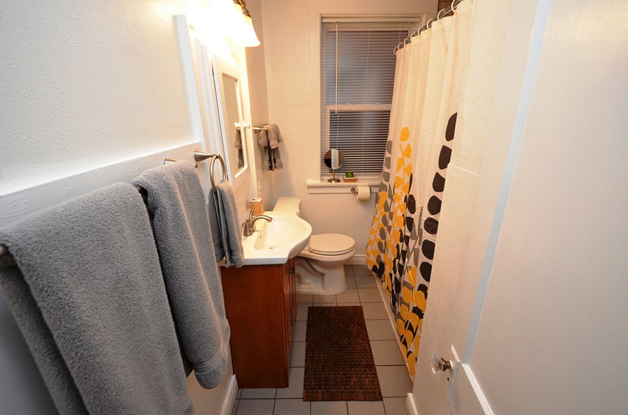 Bathroom: You Are Provided Four Sets Of Towels