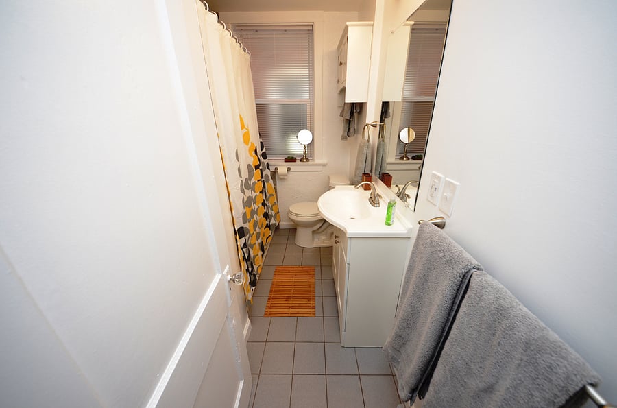 Bathroom: You Are Provided Four Sets Of Towels