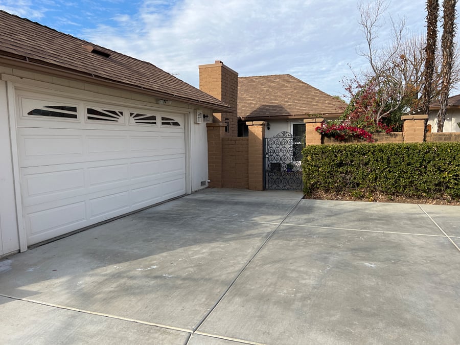 front gated entrance