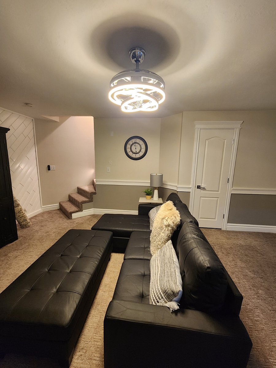 Stairway Entry and Living Room