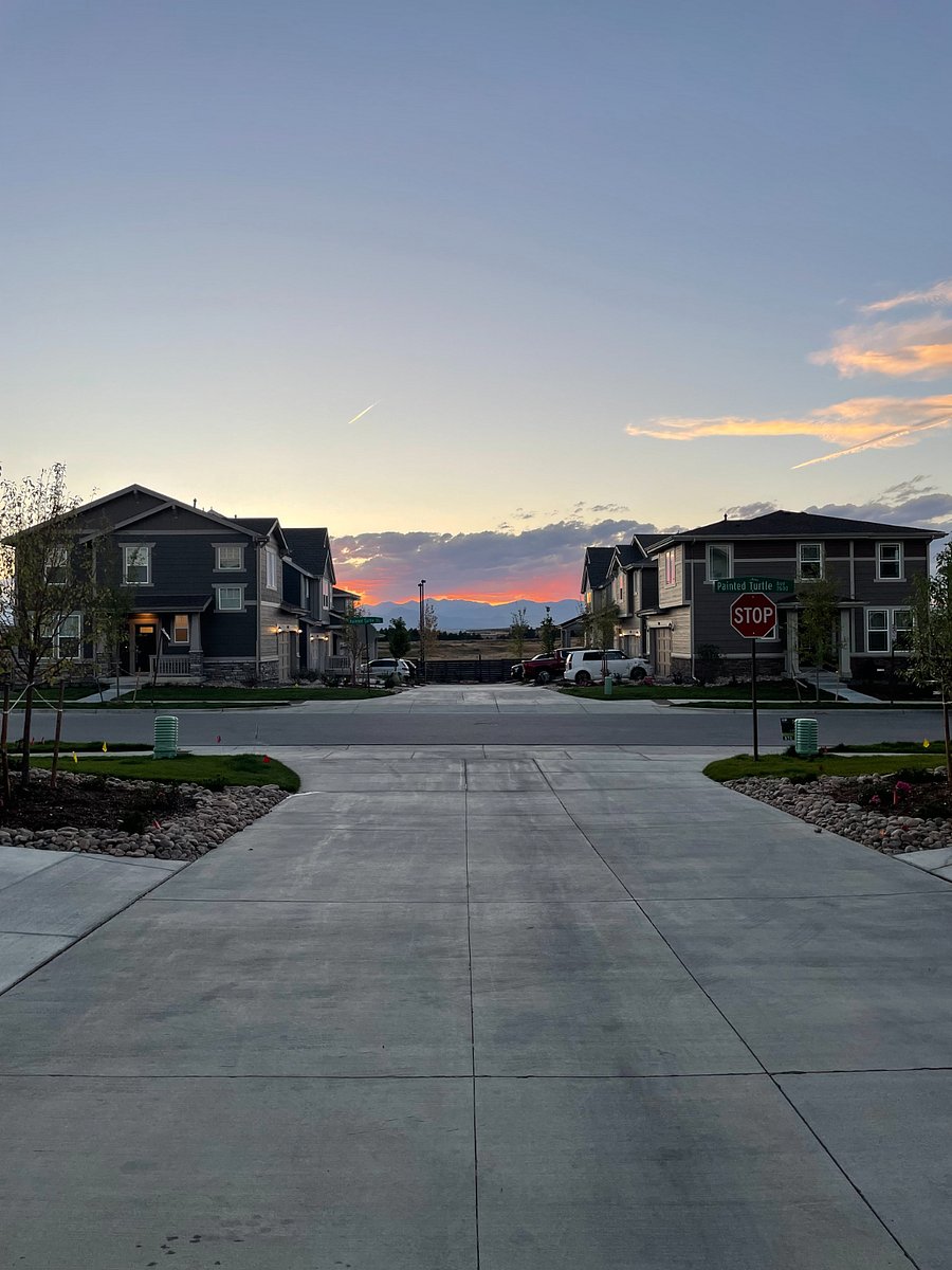 View from the driveway