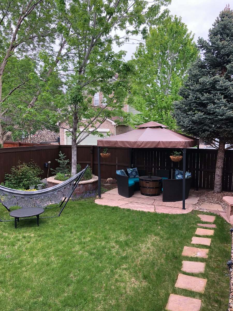 Back Yard w/ Gazebo & Hammock