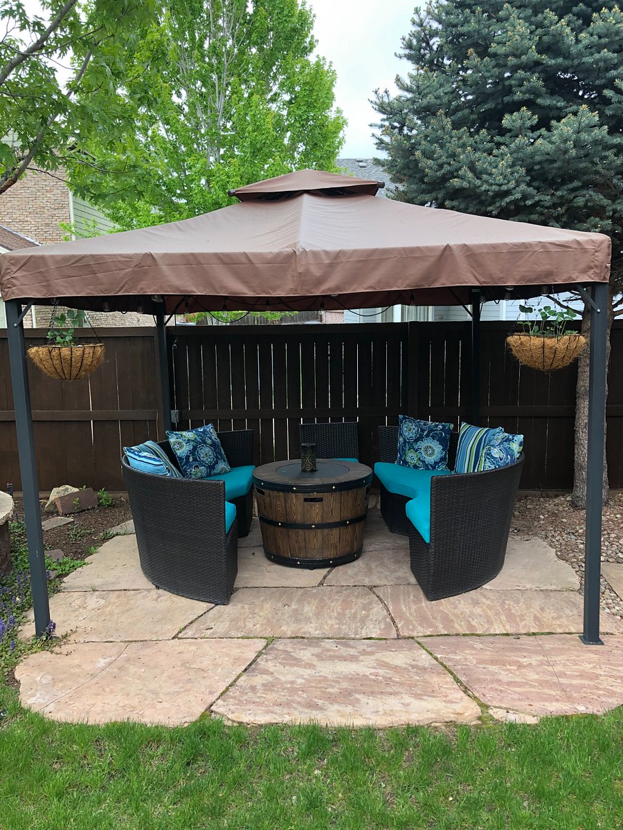 Gazebo, Fire Pit, & Outdoor Seating