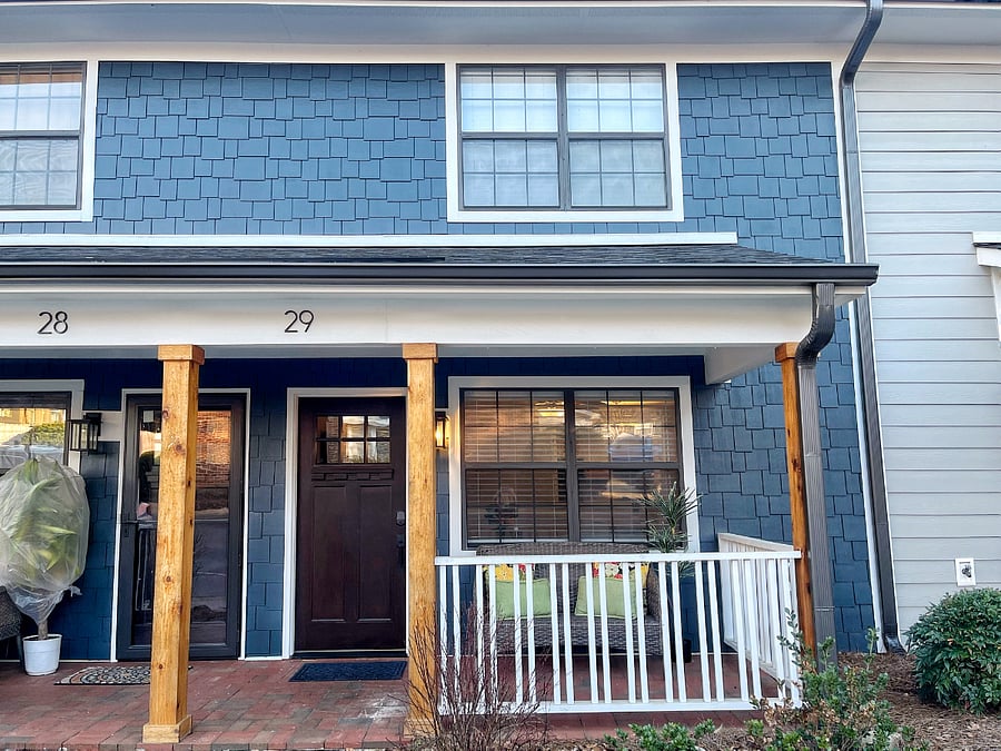 Front of Townhouse