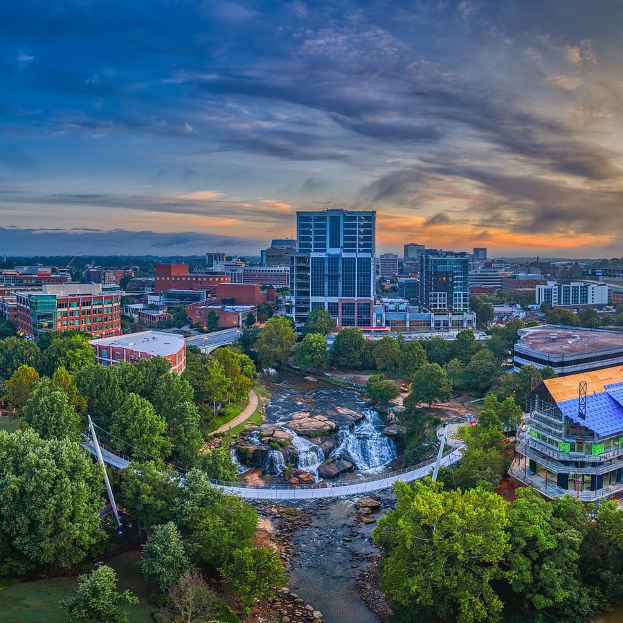 Falls Park at the Reedy