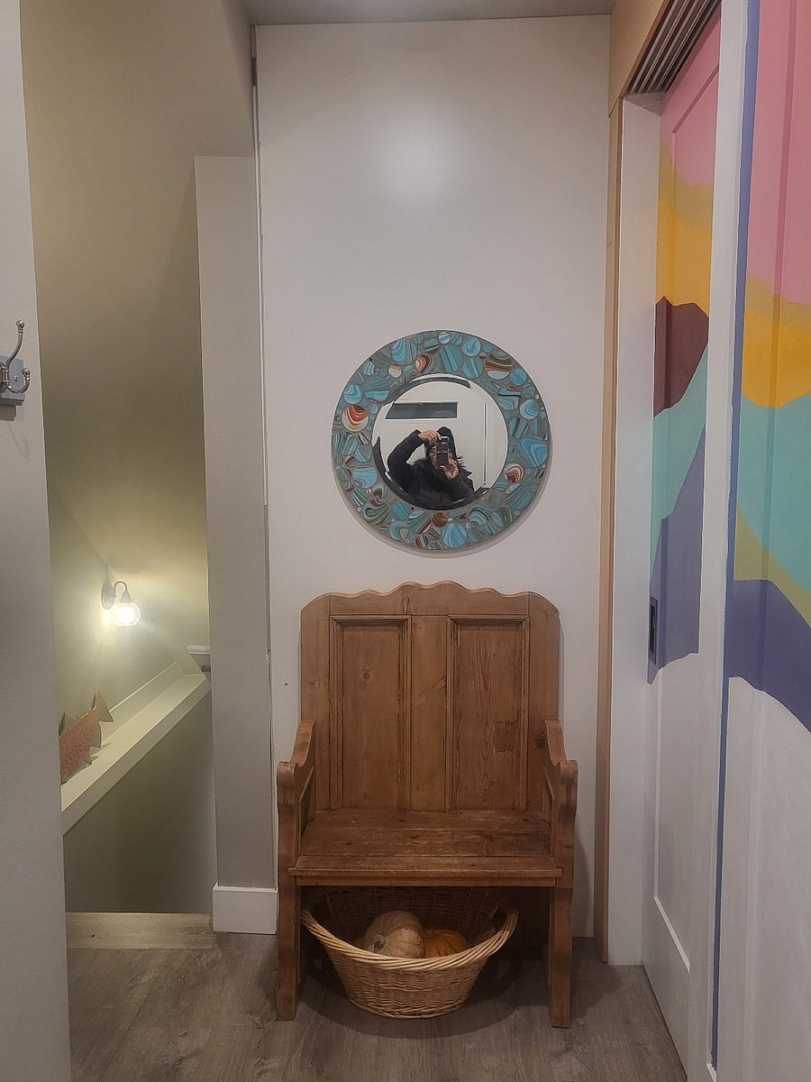 Entrance from front door - unit is downstairs with private lock