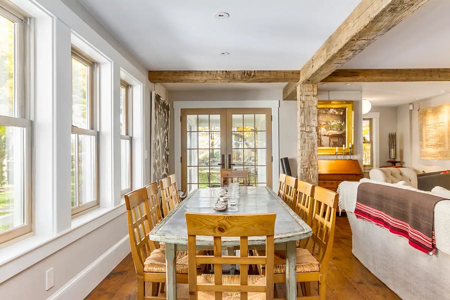 Great space for dinner, or to spread out and get work done.