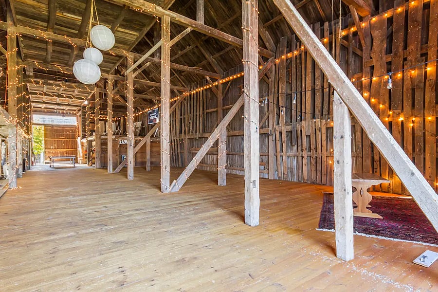1803 post and beam barn! Church-like space