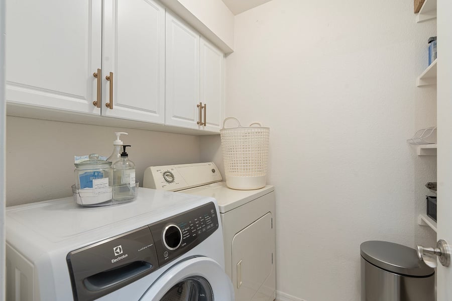 Full-sized washer and dryer