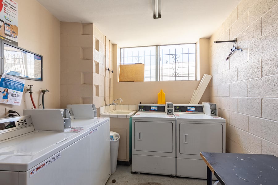 Community laundry room for your convenience. 