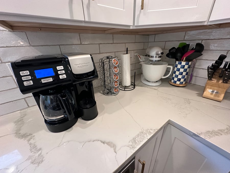Kitchen is fully stocked with everything you could possibly need.
