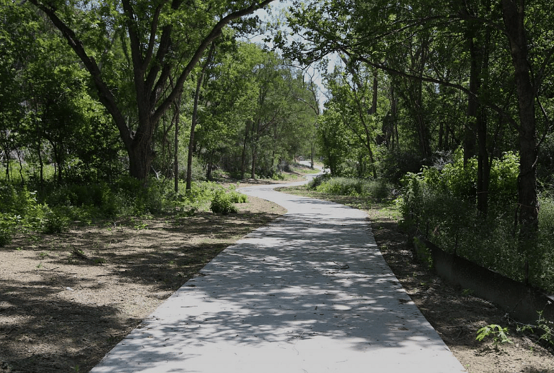 Walnut Creek Trail is half a mile from the house.