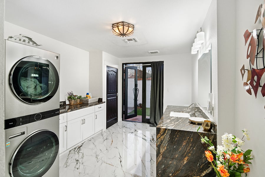 Laundry area