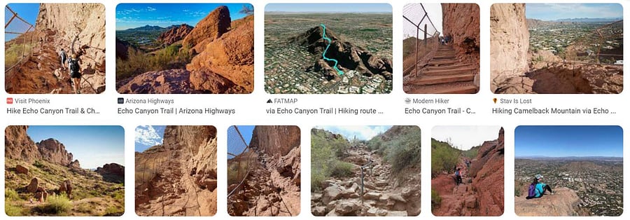 16 Minutes - Piestewa Peak (Source Google)