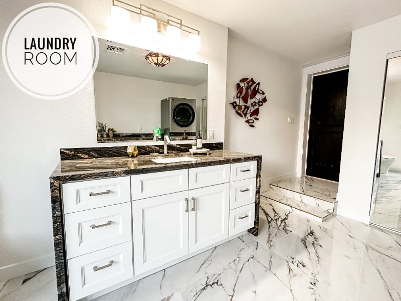 Laundry area