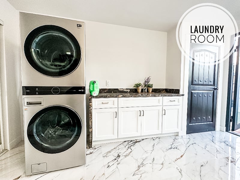 Laundry area