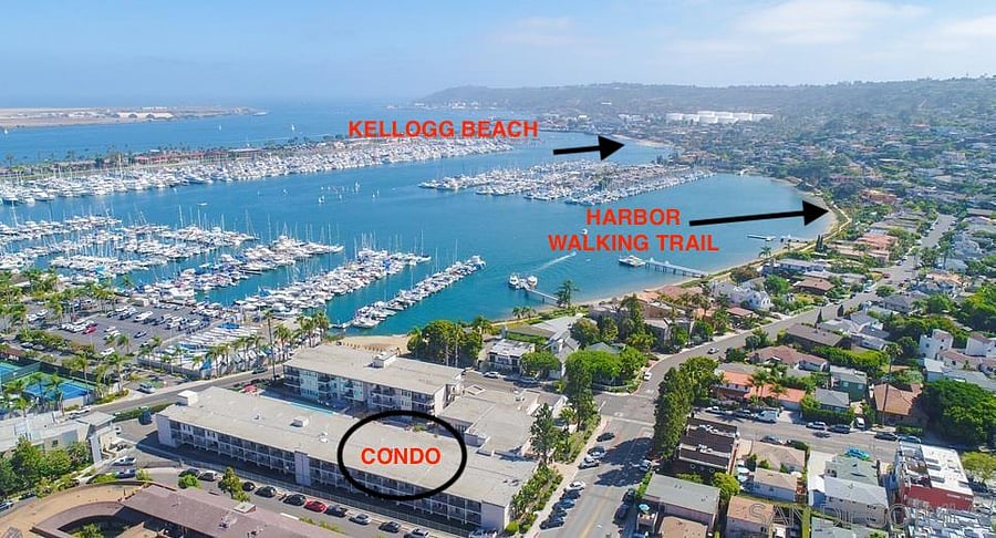 Walk Bessemer Path along the harbor to Kellogg Beach