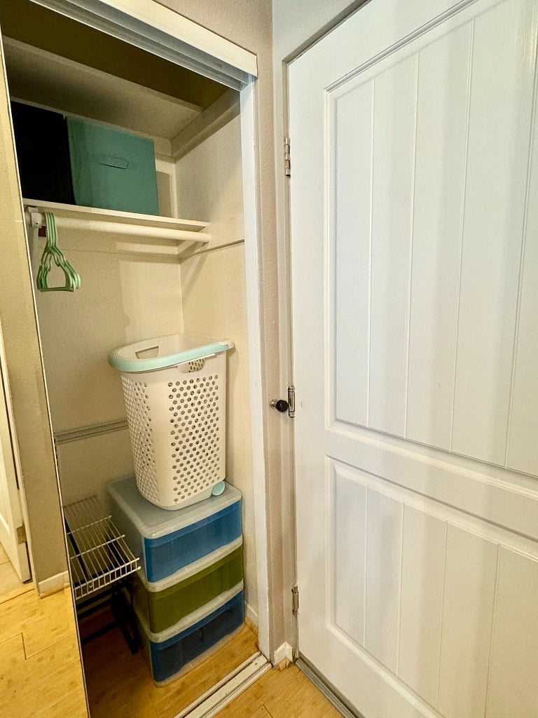 Plenty of closet storage