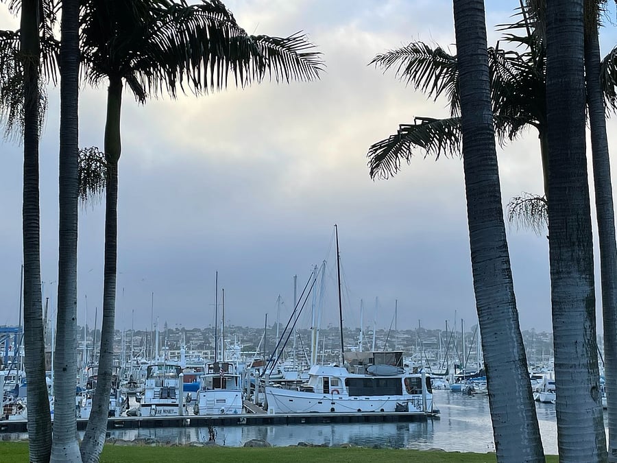 Marina near Bali Hai on Shelter Island