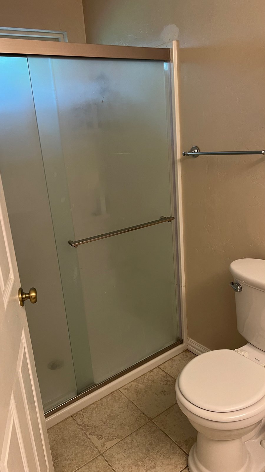 Master shower